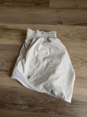 lululemon athletica White Athletic Running Shorts